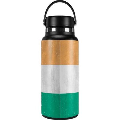 Ivory Coast Flag Distressed Hydro Flask 32oz Wide Mouth Skin