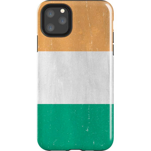 Ivory Coast Flag Distressed iPhone 11 Pro Max Impact Case
