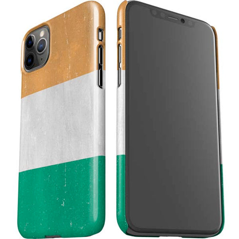 Ivory Coast Flag Distressed iPhone 11 Pro Max Lite Case