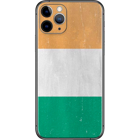 Ivory Coast Flag Distressed iPhone 11 Pro Skin