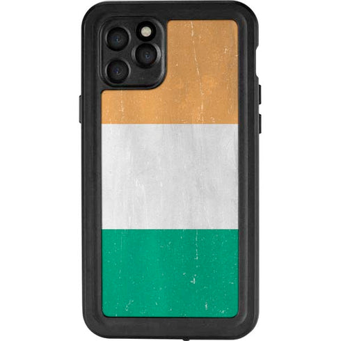 Ivory Coast Flag Distressed iPhone 11 Pro Waterproof Case