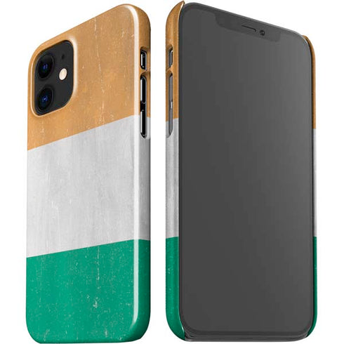 Ivory Coast Flag Distressed iPhone 12 Mini Lite Case