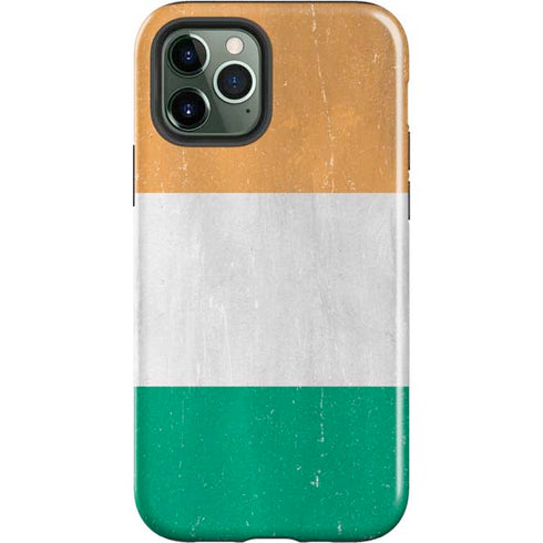 Ivory Coast Flag Distressed iPhone 12 Pro Impact Case