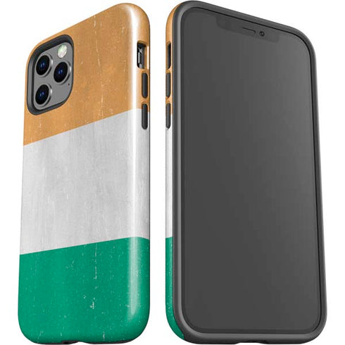 Ivory Coast Flag Distressed iPhone 12 Pro Impact Case
