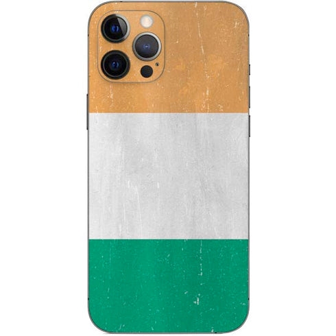 Ivory Coast Flag Distressed iPhone 12 Pro Max Skin