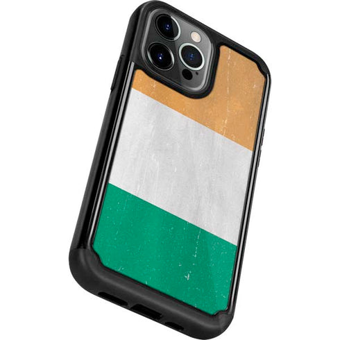Ivory Coast Flag Distressed iPhone 13 Pro Cargo Case