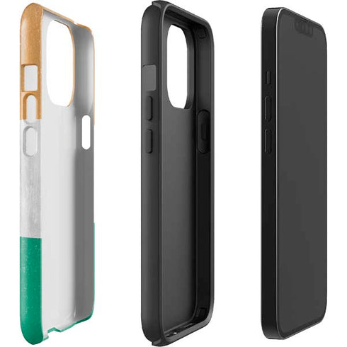 Ivory Coast Flag Distressed iPhone 13 Pro Max Impact Case