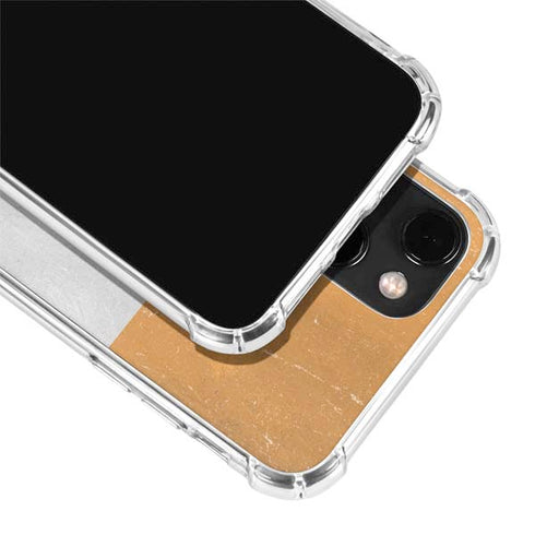 Ivory Coast Flag Distressed iPhone 14 Plus Clear Case