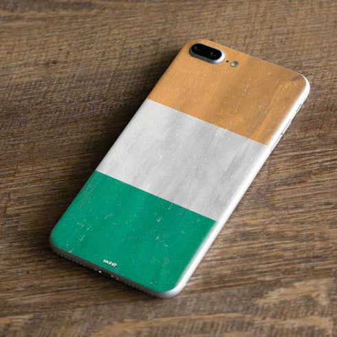 Ivory Coast Flag Distressed iPhone 7 Plus Skin
