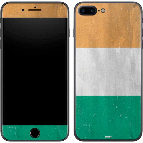 Ivory Coast Flag Distressed iPhone 8 Plus Skin