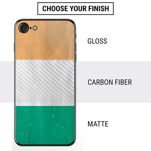 Ivory Coast Flag Distressed iPhone SE (2nd & 3rd Gen) Skin