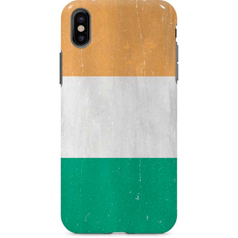 Ivory Coast Flag Distressed iPhone X Pro Case