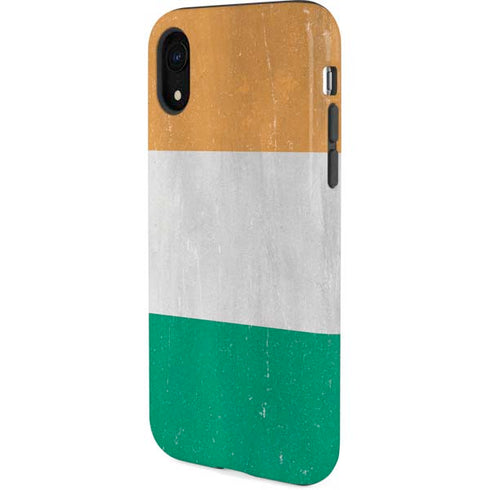 Ivory Coast Flag Distressed iPhone XR Pro Case