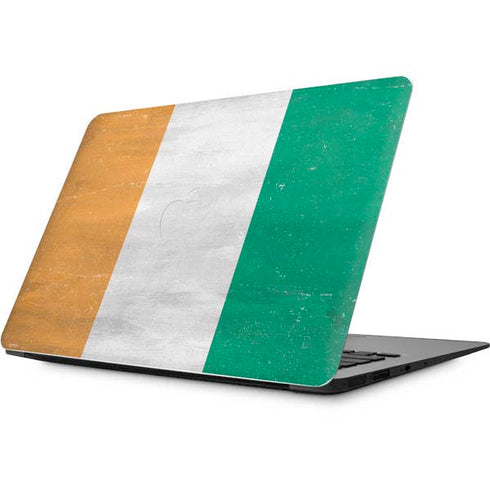 Ivory Coast Flag Distressed Apple MacBook Skin