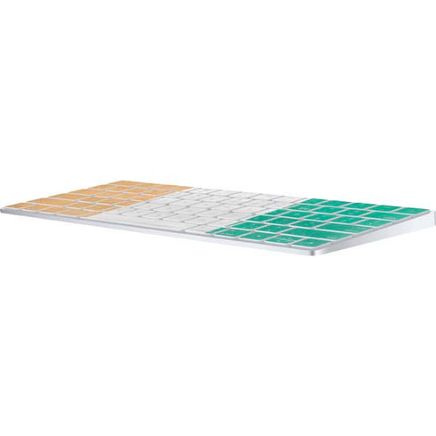 Ivory Coast Flag Distressed Magic Keyboard Skin