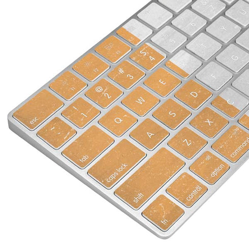 Ivory Coast Flag Distressed Magic Keyboard Skin