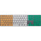 Ivory Coast Flag Distressed Magic Keyboard with Numeric Keypad Skin