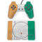 Ivory Coast Flag Distressed PlayStation Classic Bundle Skin