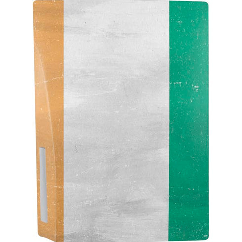Ivory Coast Flag Distressed PS5 Console Skin
