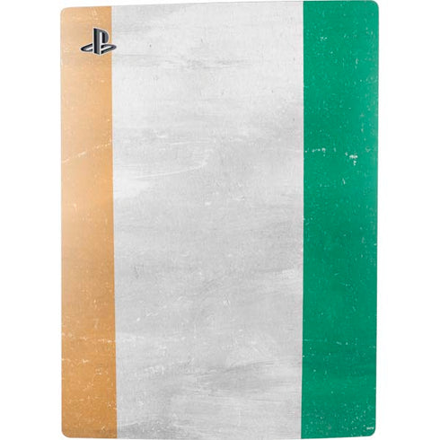 Ivory Coast Flag Distressed PS5 Digital Edition Console Skin