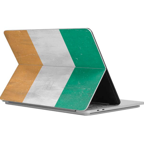 Ivory Coast Flag Distressed Surface Laptop Studio Skin