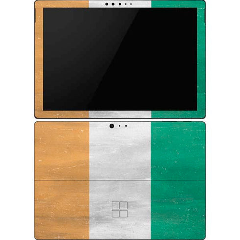 Ivory Coast Flag Distressed Surface Pro 6 Skin