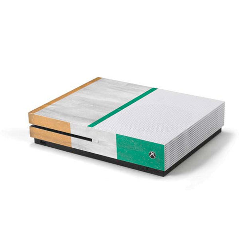 Ivory Coast Flag Distressed Xbox One S Console Skin