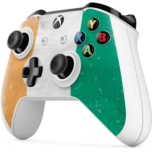 Ivory Coast Flag Distressed Xbox One S Controller Skin