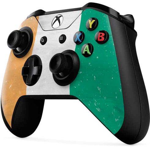 Ivory Coast Flag Distressed Xbox One X Controller Skin