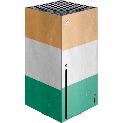 Ivory Coast Flag Distressed Xbox Series X Console Skin