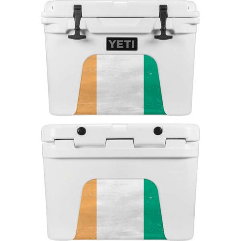 Ivory Coast Flag Distressed YETI Tundra 35 Hard Cooler Skin