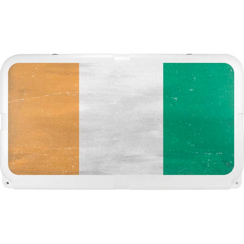Ivory Coast Flag Distressed YETI Tundra 75 Hard Cooler Skin