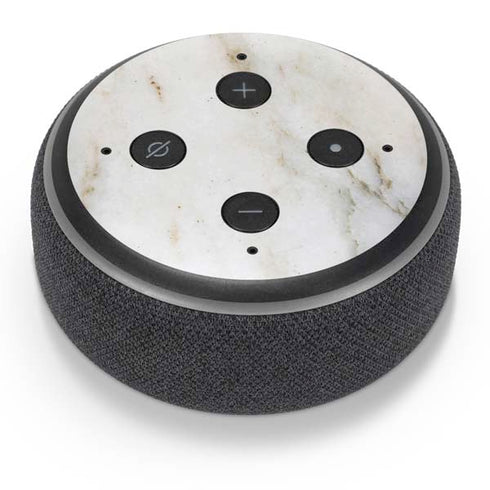 Ivory Taupe Amazon Echo Dot Skin