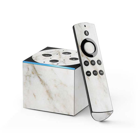 Ivory Taupe Fire TV Cube Skin