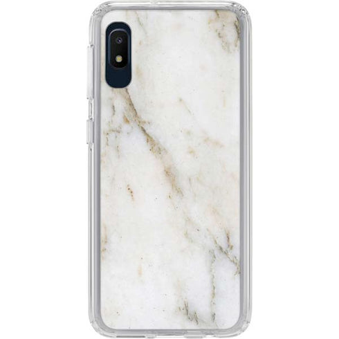 Ivory Taupe Galaxy A10e Clear Case