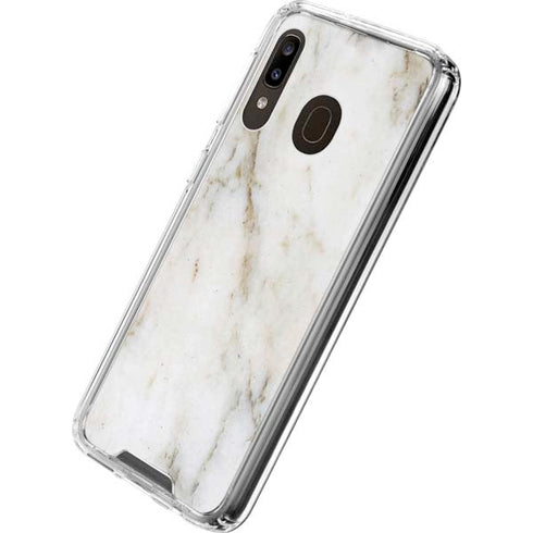 Ivory Taupe Galaxy A30 Clear Case
