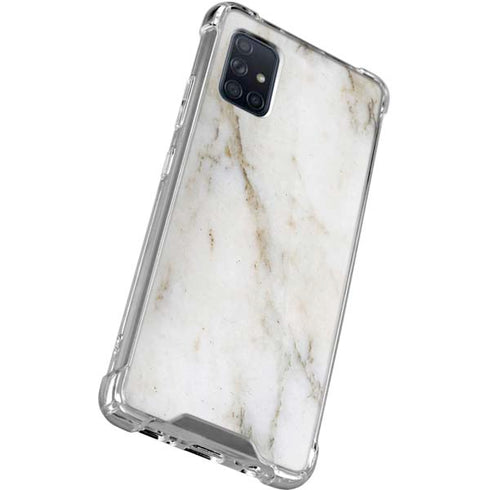 Ivory Taupe Galaxy A71 5G Clear Case