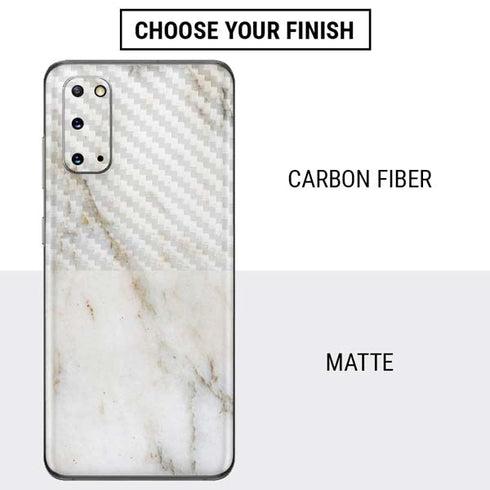 Ivory Taupe Galaxy S20 Skin