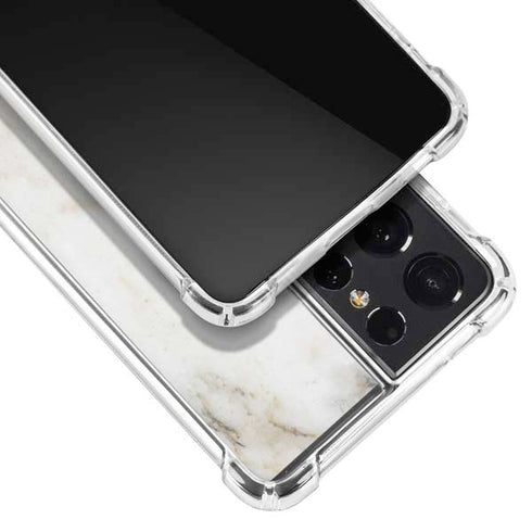 Ivory Taupe Galaxy S21 Ultra 5G Clear Case