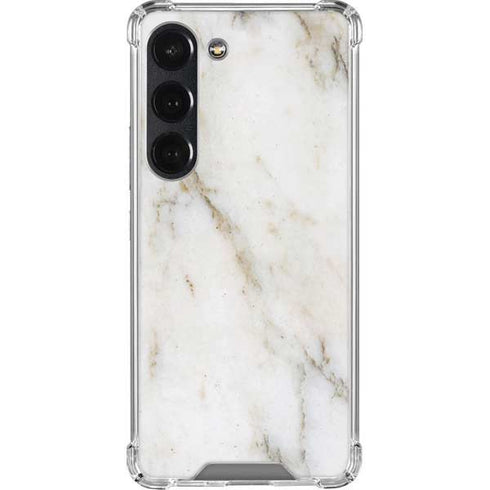 Ivory Taupe Galaxy S23 Clear Case