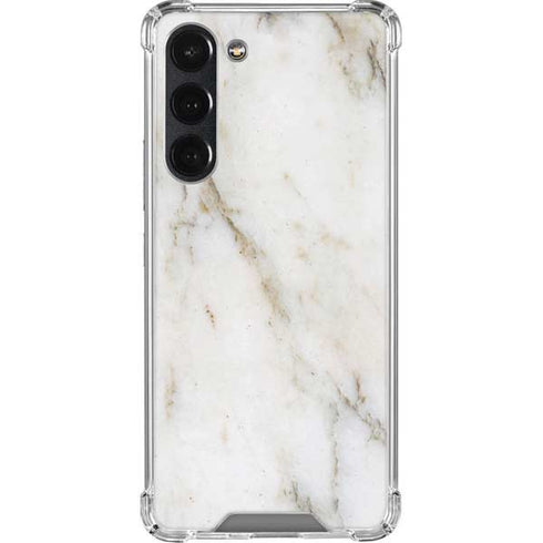 Ivory Taupe Galaxy S23 Plus Clear Case