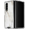 Ivory Taupe Galaxy Z Fold4 5G Clear Case