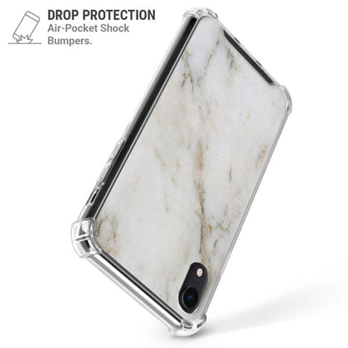 Ivory Taupe iPhone XR Clear Case