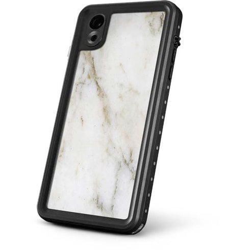 Ivory Taupe iPhone XR Waterproof Case