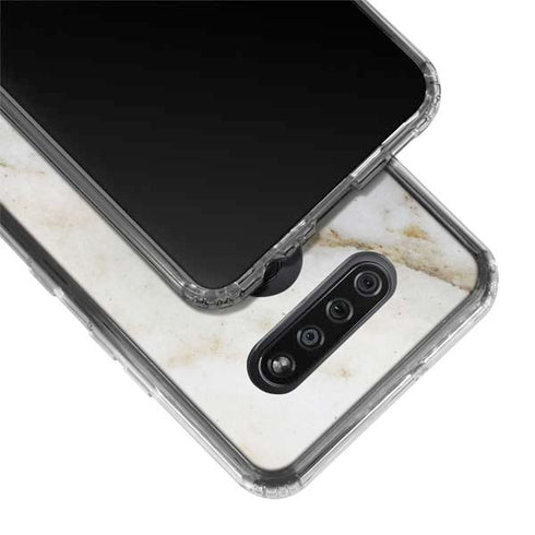 Ivory Taupe LG K51/Q51 Clear Case