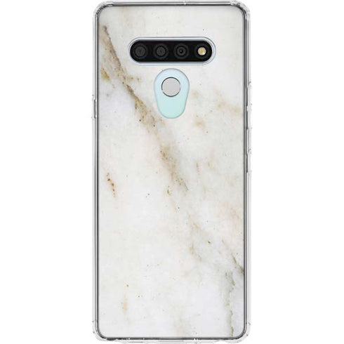 Ivory Taupe LG Stylo 6 Clear Case