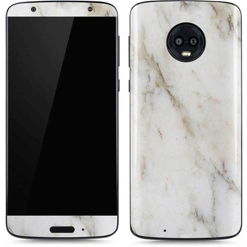 Ivory Taupe Moto G6 Skin