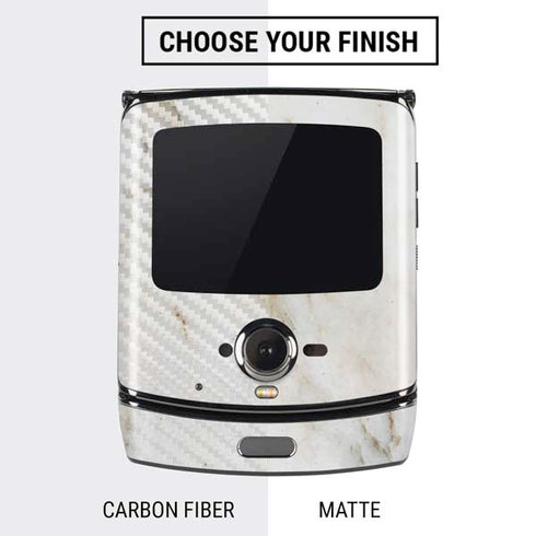 Ivory Taupe Motorola RAZR Skin