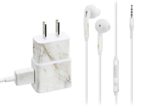Ivory Taupe Phone Charger Skin