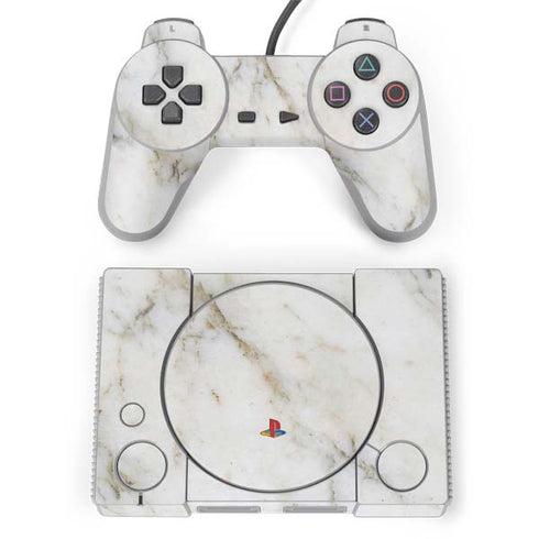 Ivory Taupe PlayStation Classic Bundle Skin